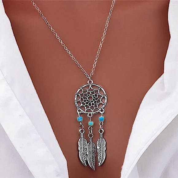 Jewelry - ⚜️[𝟯/$𝟭𝟴]⚜️Silver Dreamcatcher Boho Choker NEW